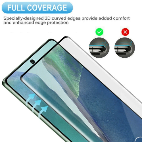 Screen Protector, HD Clear Full Cover 3D Curved Edge Tempered Glass - NWE92