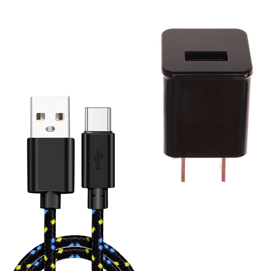 Home Wall Charger , USB-C AC Plug Long Cord Power Adapter 10ft Long USB-C Cable - NWG75 1872-1