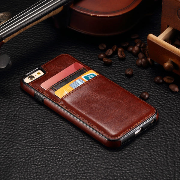 Leather Case, Skin Cover Wallet Slots Card ID - NWN17