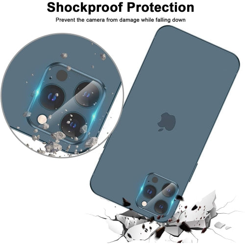 Camera Lens Protector, Anti-Fingerprint Curved Edge 3D 9H Hardness Tempered Glass - NWF23