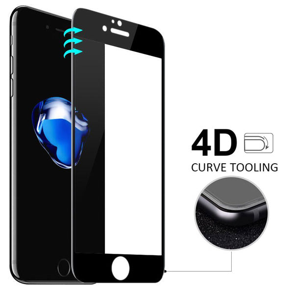 Screen Protector, Bubble Free Full Cover Curved Edge 4D Touch Tempered Glass - NWF86