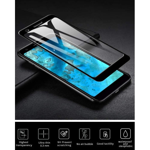 Screen Protector, Bubble Free Full Cover Curved Edge 3D Tempered Glass - NWM42