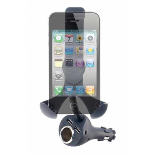 Car Mount, Cradle USB Port DC Socket Holder Charger - NWJ15