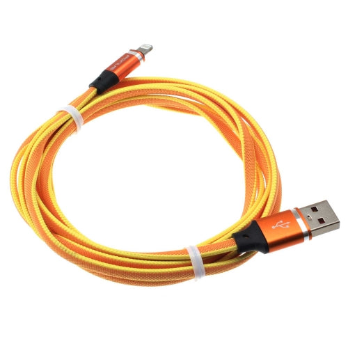 6ft USB Cable, Braided Wire Power Charger Cord Orange - NWL98