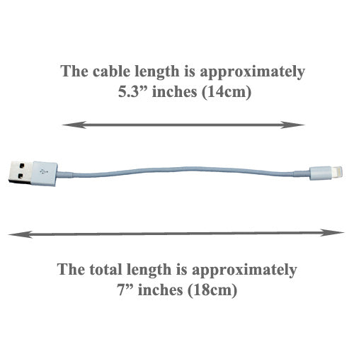 Short USB Cable, Fast Charge Wire Power Cord Charger - NWP16