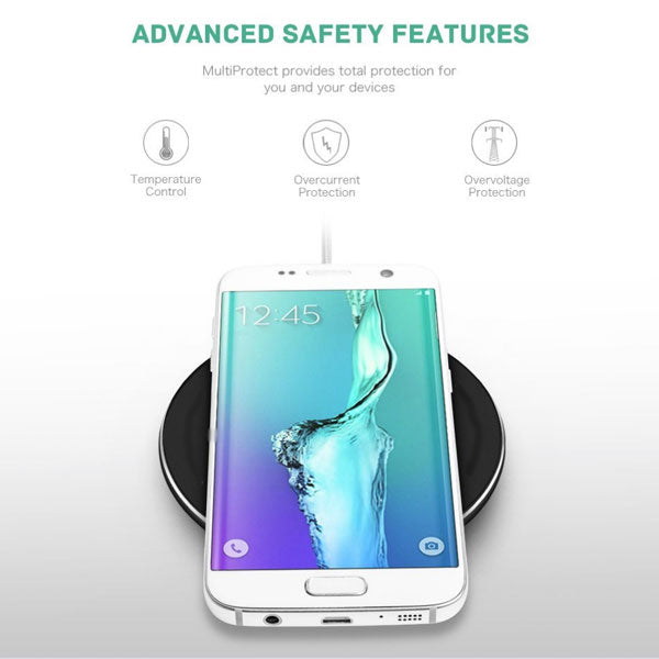 Wireless Charger, Slim Charging Pad 7.5W and 10W Fast - NWN97