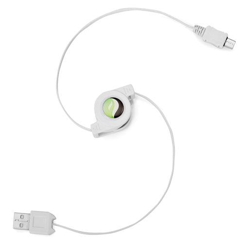 USB Cable, Cord Power Charger MicroUSB Retractable - NWC65