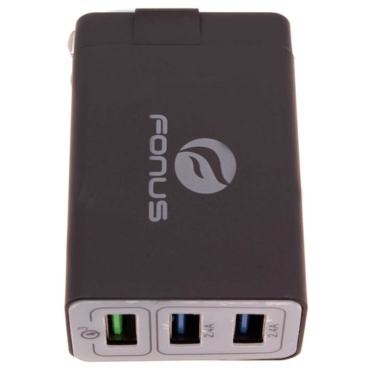 Home Charger, Travel One Fast Port 3-Port USB 6.8Amp 34W - NWA61