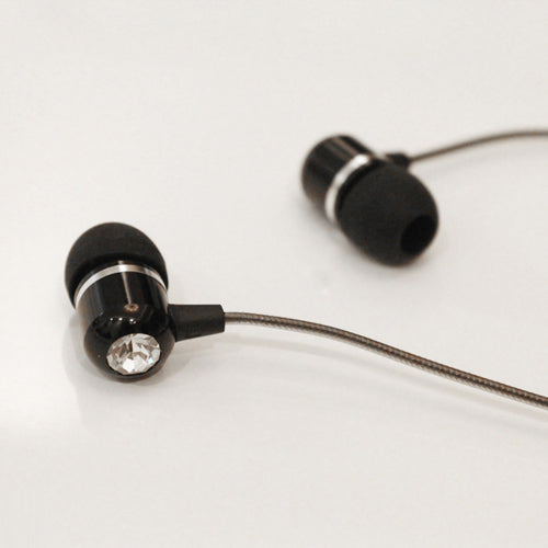 Wired Earphones, Metal Earbuds Headset Handsfree Mic Headphones Hi-Fi Sound - NWG70