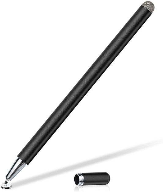 Stylus, Black Lightweight Aluminum Fiber Tip Touch Screen Pen - NWZ79