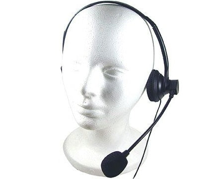 Wired Mono Headphone, Hands-free Single Earbud 3.5mm Headset Earphone w Mic - NWM03