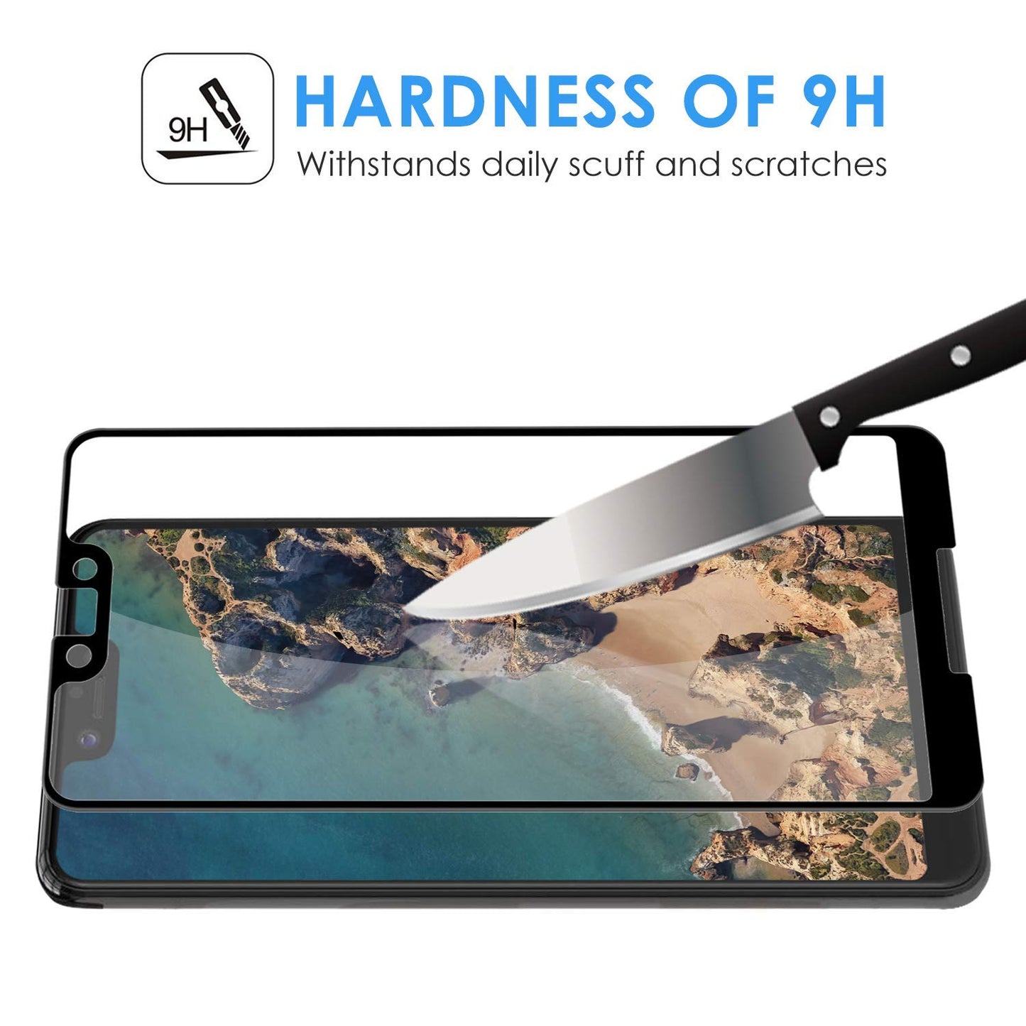 Screen Protector, Curved Edge 3D Matte Tempered Glass Anti-Glare - NWR65