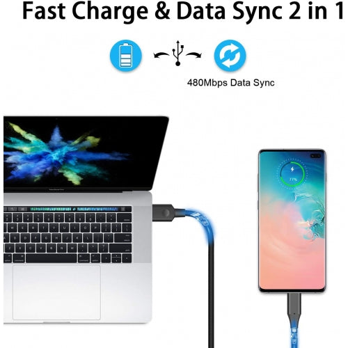 3ft PD USB-C Cable, USB Wire Power Fast Charger Type-C - NWE36