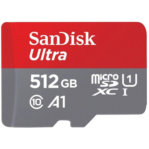 512GB Memory Card, MicroSDXC Class 10 MicroSD High Speed Sandisk Ultra - NWV15
