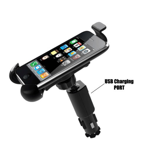 Car Mount, Cradle USB Port DC Socket Holder Charger - NWK19