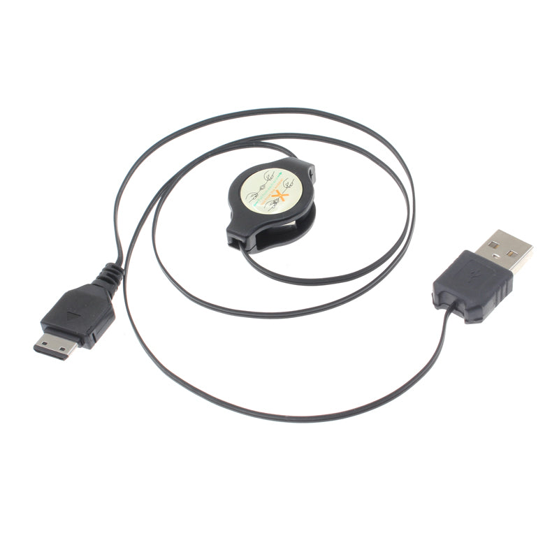 USB Cable, Sync Charger Power Cord S20 Pin Retractable - NWZA1