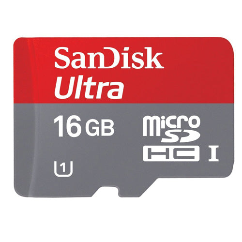 16GB Memory Card, MicroSDHC Class 10 MicroSD High Speed Sandisk Ultra - NWR16