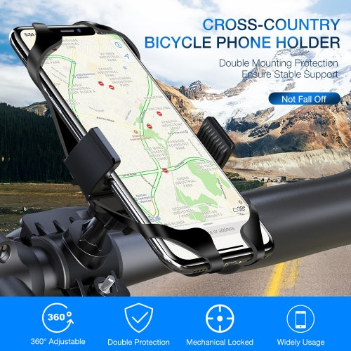 Bicycle Mount, Strap Non-Slip Bike Silicone Holder Handlebar - NWV30