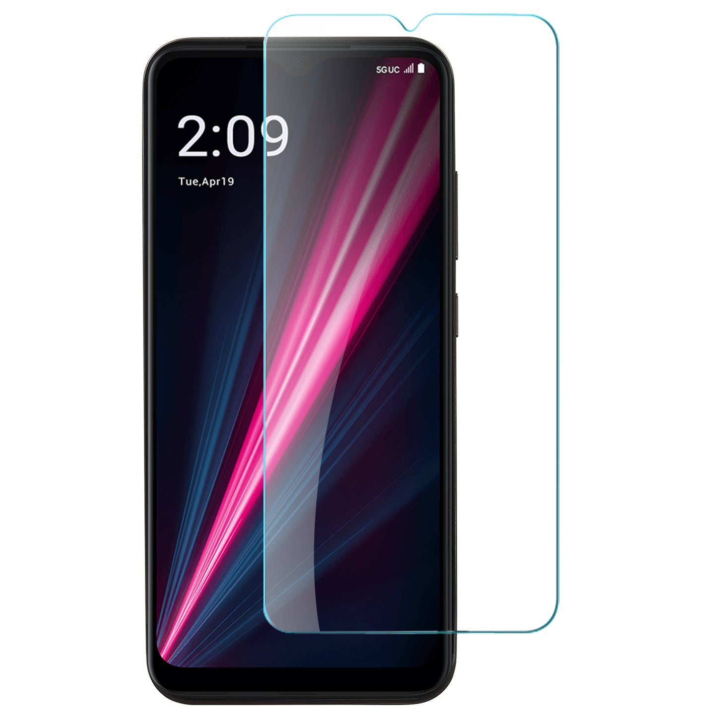 Screen Protector , HD Clear Full Cover 3D Curved Edge (Fingerprint Unlock) Tempered Glass - NWY44