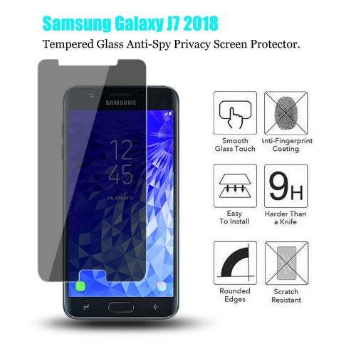 Privacy Screen Protector, Case Friendly 3D Edge Anti-Spy Anti-Peep Tempered Glass - NWF20