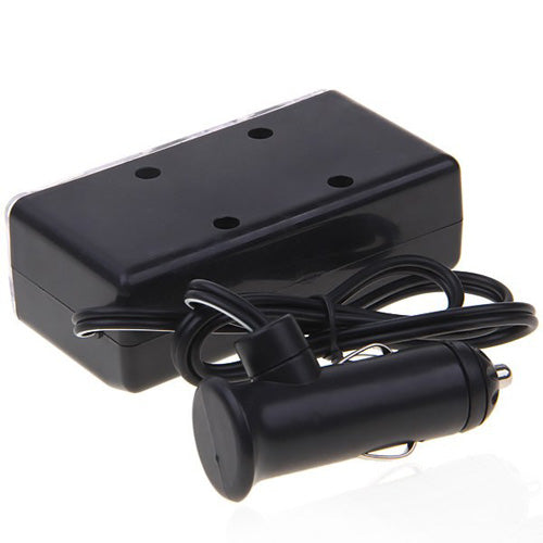 Car Charger Splitter, Vehicle Adapter Power 2-Port USB DC Socket - NWC71
