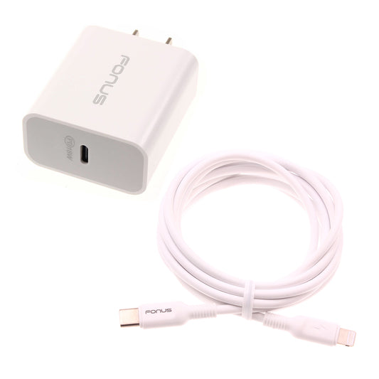 18W PD Home Charger, Adapter Power Quick 10ft Long Cable Fast Type-C - NWE04