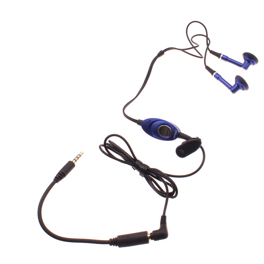 Headset, Earbuds Headphones Hands-free Microphone Earphones 2.5mm to 3.5mm Adapter - NWP08