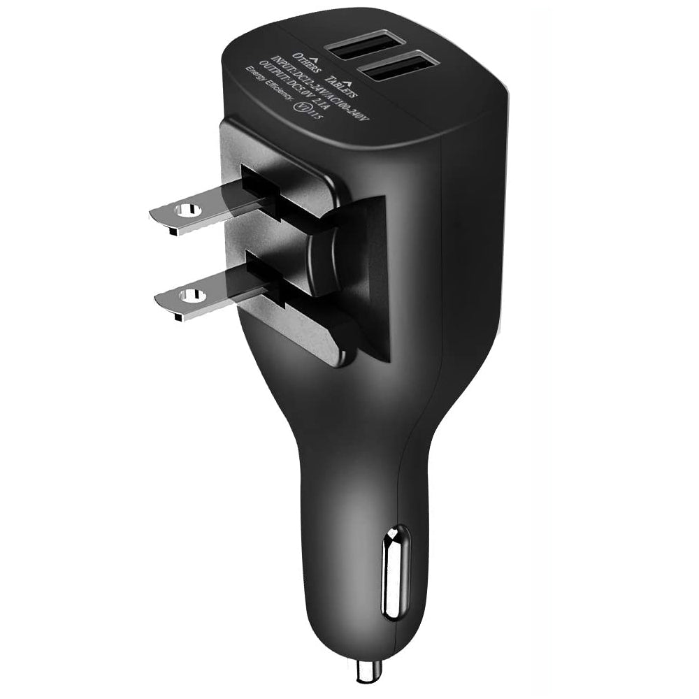 Car Home Charger, DC Socket Adapter Power 2-in-1 2-Port USB - NWM67