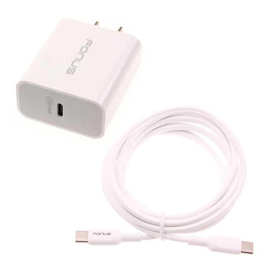 18W PD Home Charger, Adapter Power Quick 10ft Long Cable Fast Type-C - NWE03