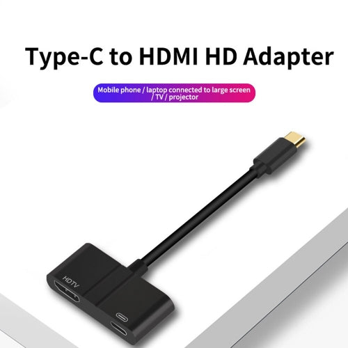 USB-C to 4K HDMI Adapter, Projector Converter Charger Port TYPE-C TV Video Hub PD Port - NWF83