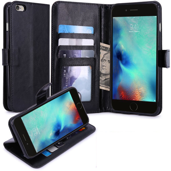 Flip Case, Slots Card ID Leather Cover Wallet - NWN02