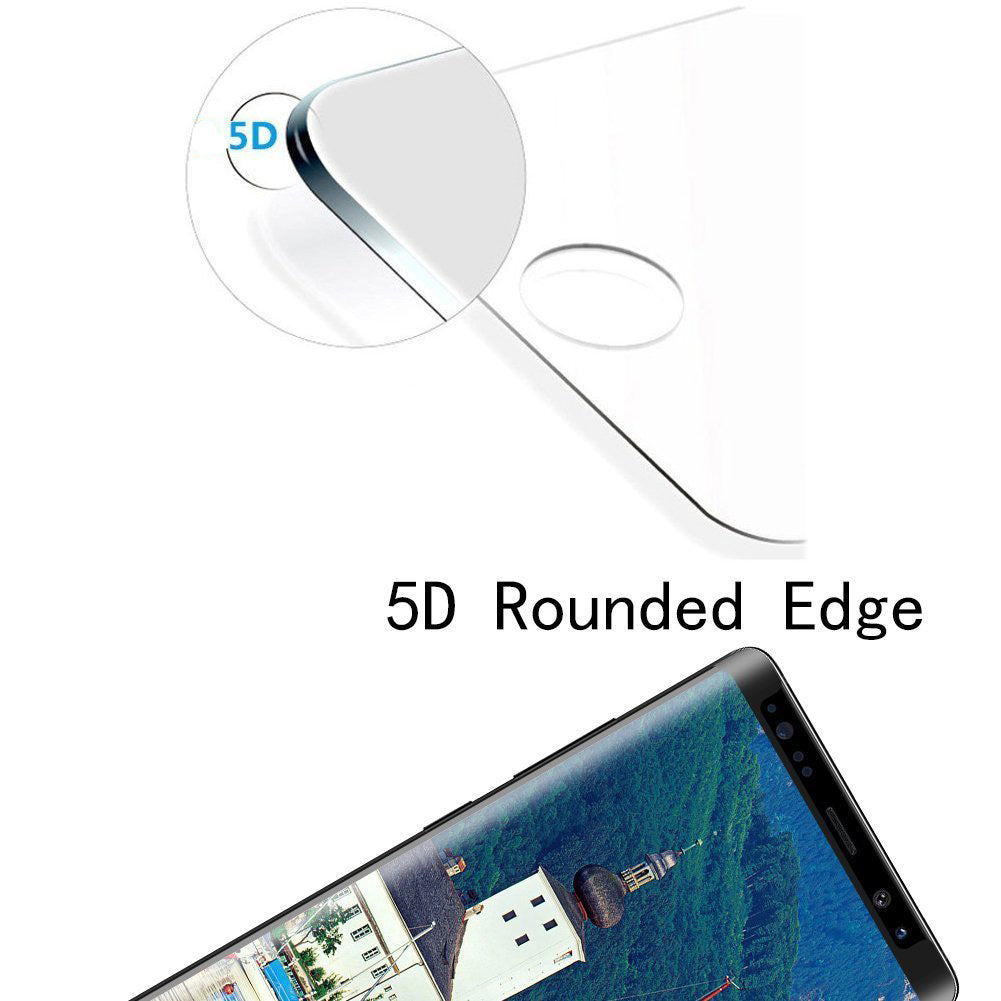 Screen Protector, Bubble Free Full Cover Curved Edge 5D Touch Tempered Glass - NWJ91