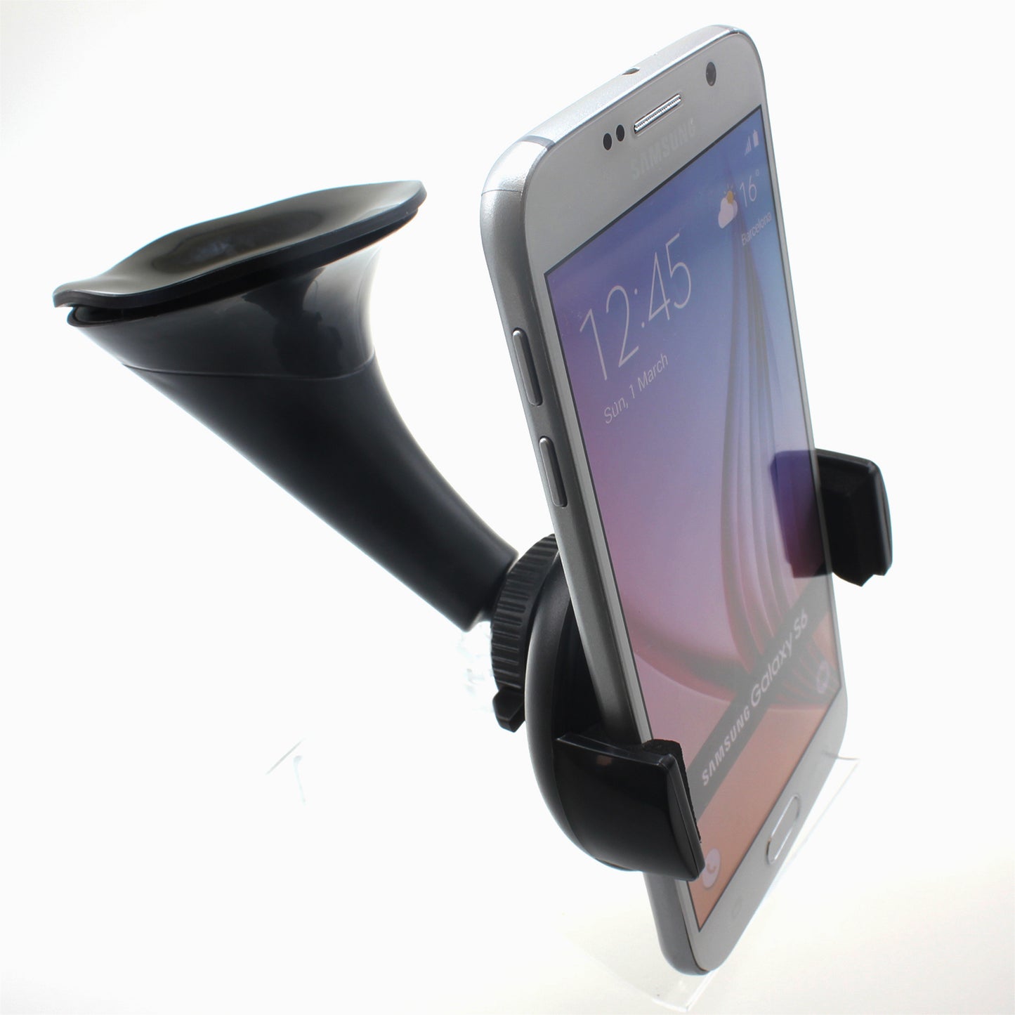 Car Mount, Swivel Cradle Holder Windshield Dash - NWC97