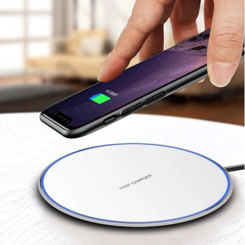 15W Wireless Charger, White Quick Charge Slim Charging Pad Fast - NWV33