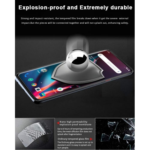 Screen Protector, Bubble Free Full Cover Curved Edge 3D Tempered Glass - NWC77