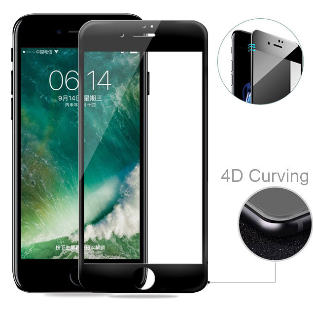 Screen Protector, Bubble Free Full Cover Curved Edge 4D Touch Tempered Glass - NWS71