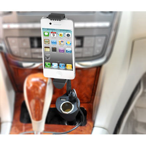 Car Mount, Cradle USB Port DC Socket Holder Charger - NWJ56