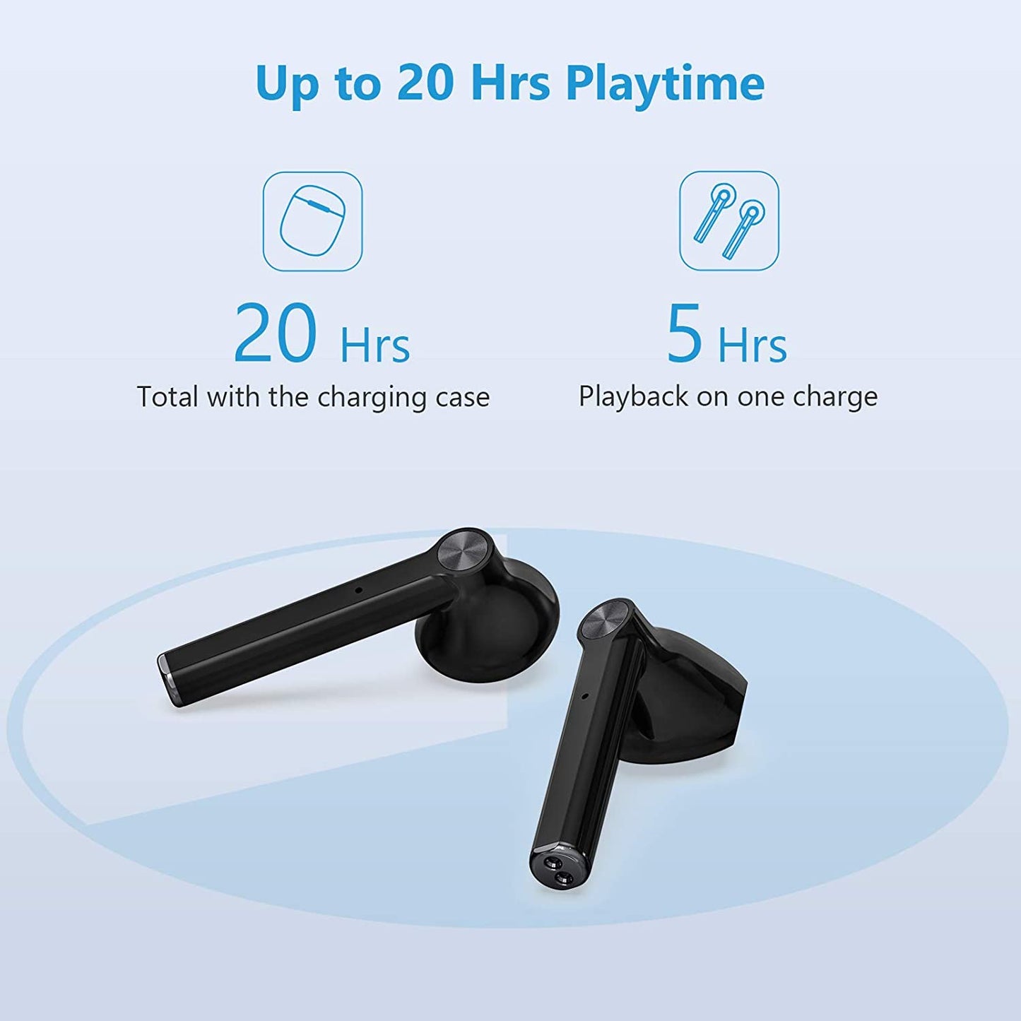 TWS Earphones, Headset True Stereo Headphones Earbuds Wireless - NWXYB