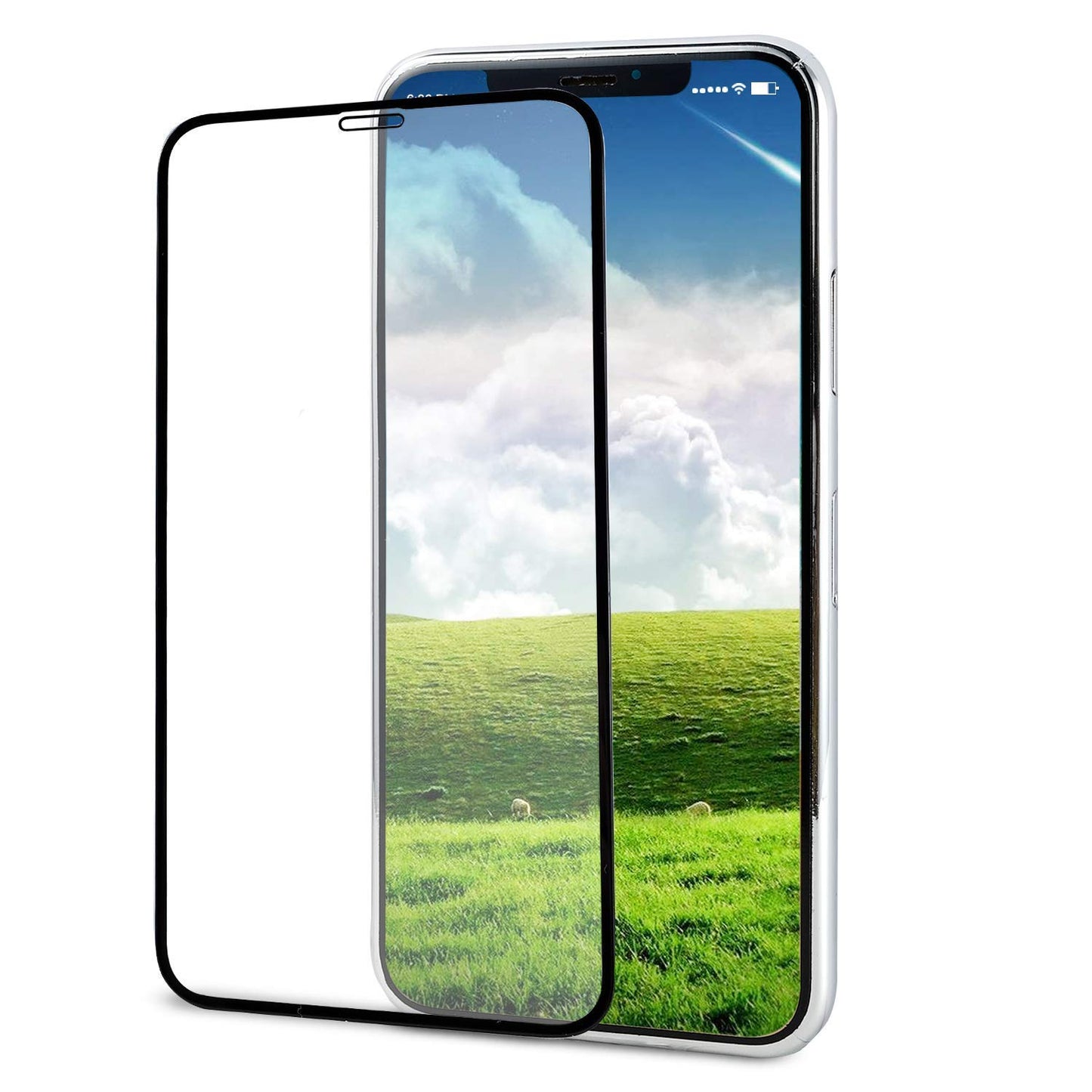 Screen Protector, Bubble Free Full Cover Curved Edge 5D Touch Tempered Glass - NWR47