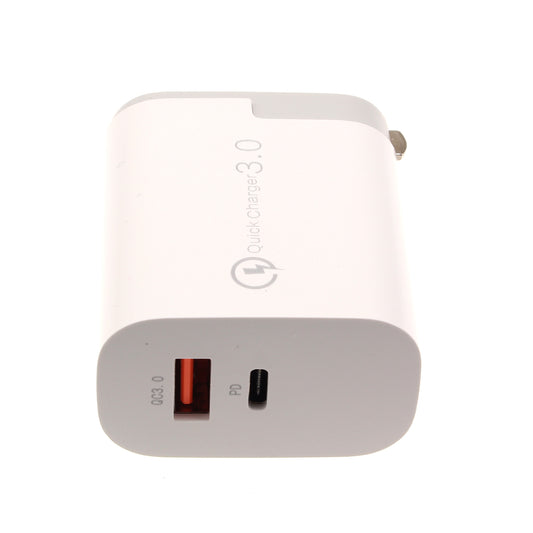 Fast Home Charger, Wall Travel Type-C Port 2-Port USB 36W - NWG65