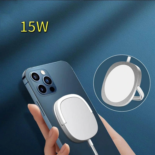 Magnetic Wireless Charger, USB-C Quick Charge Slim Charging Pad 15W Fast - NWE68