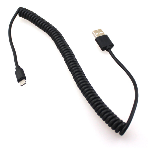 USB Cable, Sync Power Cord Charger Coiled - NWD94