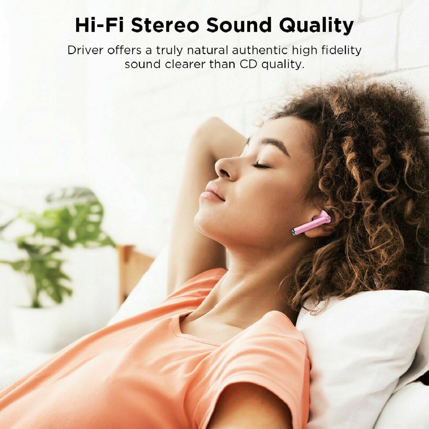 TWS Earphones, Headset True Stereo Headphones Earbuds Wireless - NWXYP