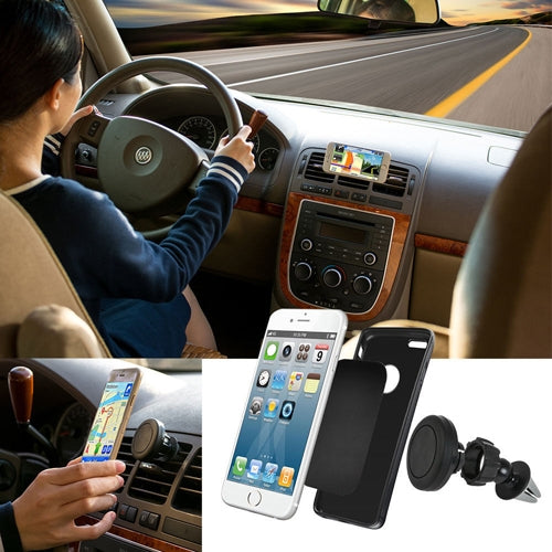 Car Mount, Strong Grip Swivel Dock Holder Air Vent Magnetic - NWM36