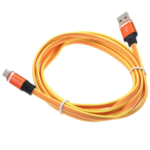 6ft USB Cable, Wire Power Charger Cord MicroUSB Orange - NWE01