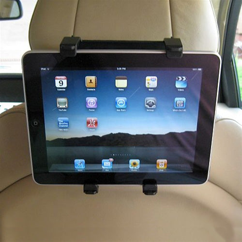 Car Headrest Mount, Tablet Dock Swivel Cradle Seat Back Holder - NWM75