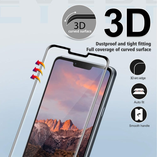 Screen Protector, Full Cover Case Friendly Curved Edge 3D Tempered Glass - NWF15