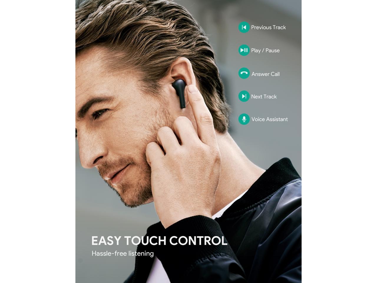 TWS Earphones, Headset True Stereo Headphones Earbuds Wireless - NWZ76