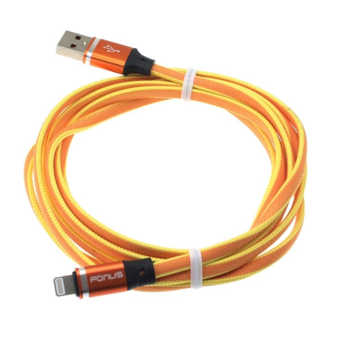 6ft USB Cable, Braided Wire Power Charger Cord Orange - NWL98