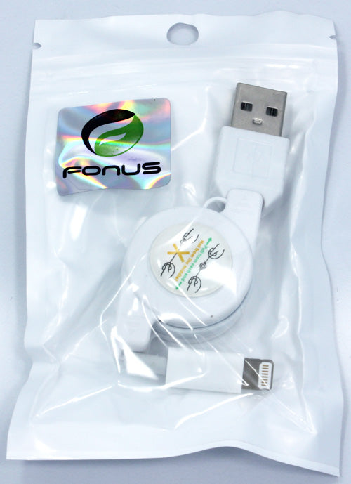 USB Cable, Sync Cord Power Charger Retractable - NWS04